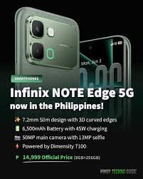 Infinix Note Edge view 2