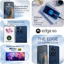 Motorola Edge 60 view 3