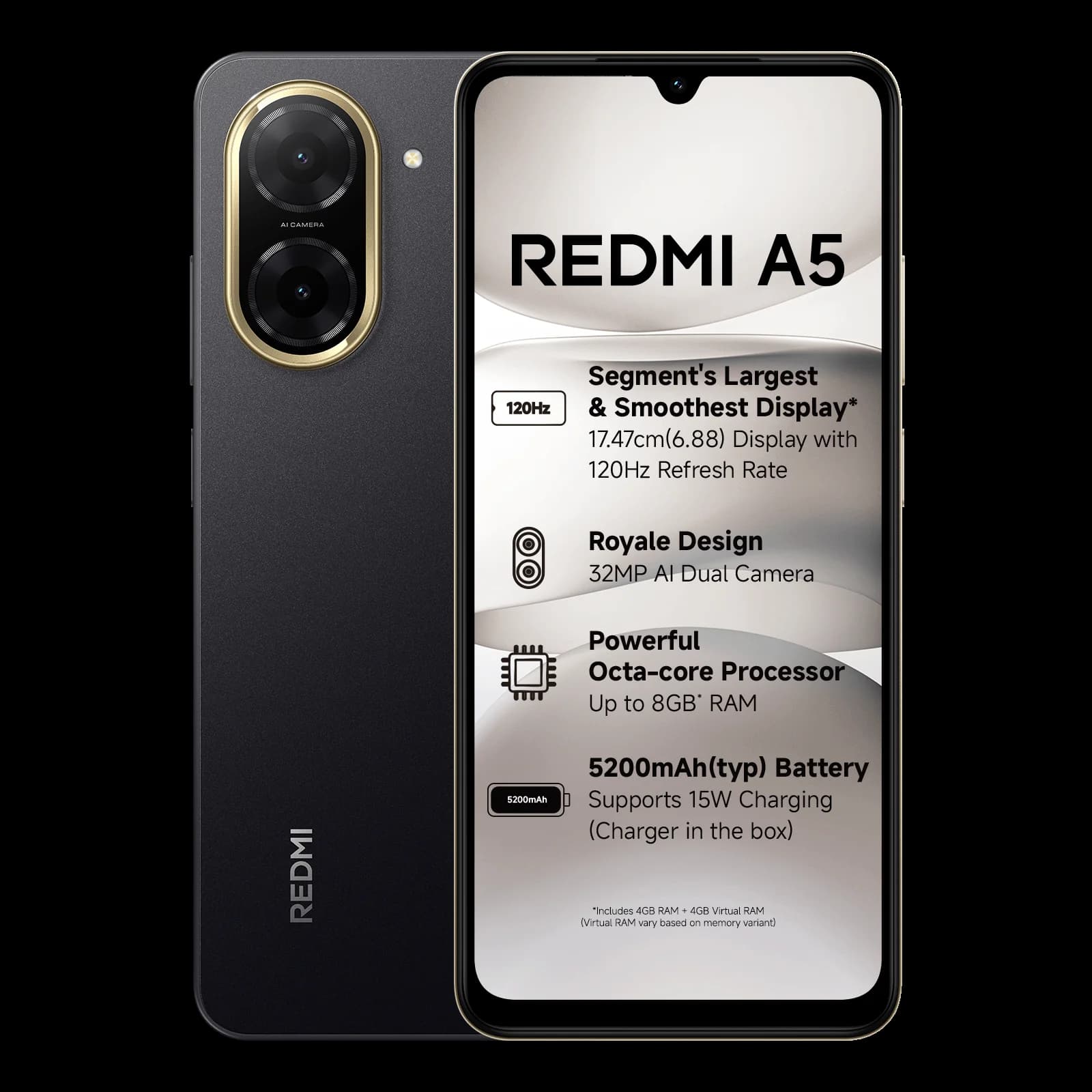 Redmi A5 view 2